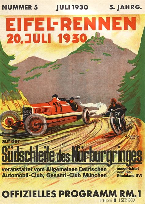 Nürburgring The Motor Racing Programme Covers Project