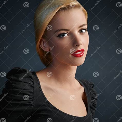 Beautiful Blonde Girl Beauty Stock Photo Image Of Fresh Eyes 27888968