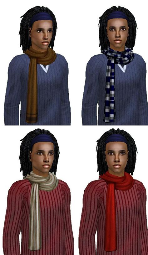 Mod The Sims Seasons Scarf As Accessory For Men