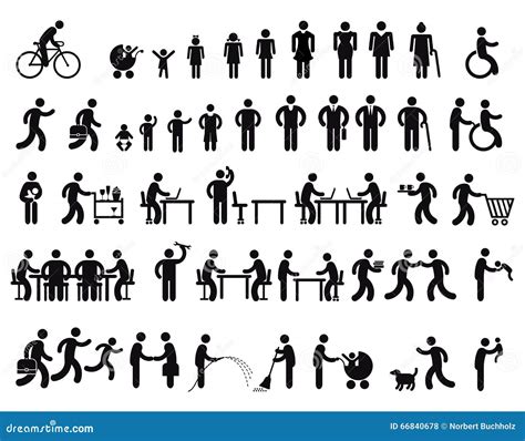 Pictogram Of People Growing Up Stock Vector Illustration Of Advice