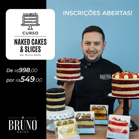 Curso De Naked Cakes Perfeitos E Slices Bruno Bolos Hotmart