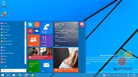 Watch A Video Of Windows 9 In Action See The New Start Menu And More