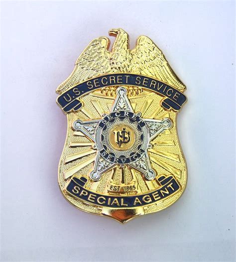 The United States Secret Service Badge Badge Beauty Metal Badge