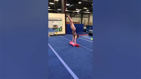 Straddle Cast Handstand Gymnastics Drills Youtube