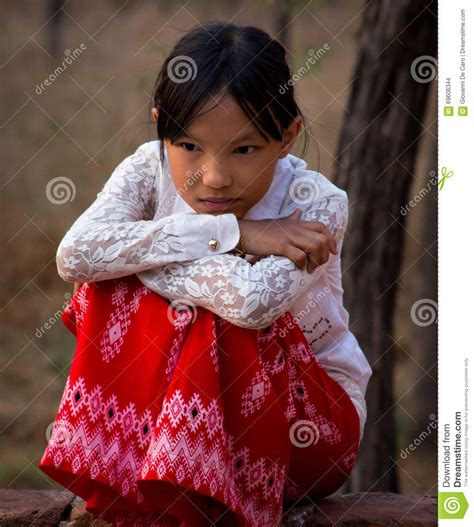 Burmese Little Girl Editorial Stock Image Image Of Birmania 69606344
