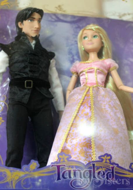 Disney Store Tangled Princess Rapunzel And Flynn Rider Doll Set Toy Sisters