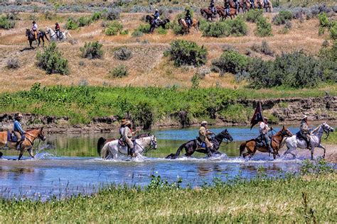 Custer And His 7th Cavalry Troops Photograph By Donald Pash Fine Art