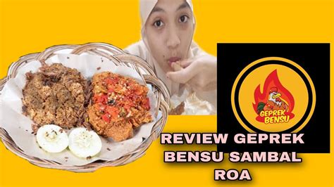 Lihat juga resep ayam geprek bensu kw enak lainnya. REVIEW GEPREK BENSU SAMBEL ROA | PEDESNYA BIKIN NAGIH TERUSSSSS - YouTube