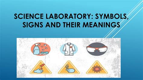 Ppt Science Laboratory Symbols Signs And Their Meanings Powerpoint