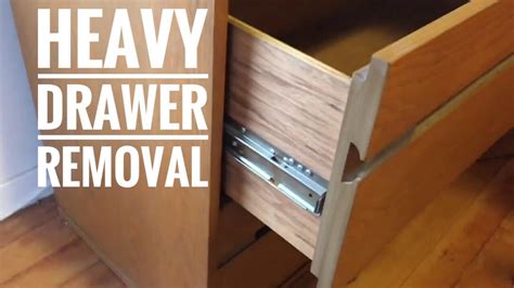 Lateral File Cabinet Drawer Removal Side Glide You