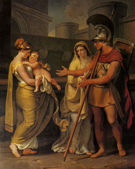 "Hector's Departure from Andromache" by Johann Heinrich Wilhelm