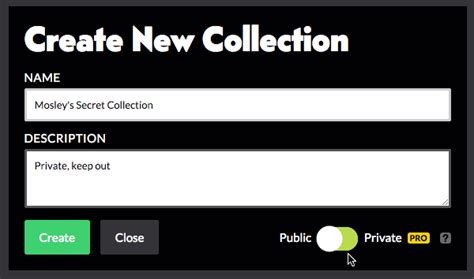 New Pro Feature Private Collections Codepen Blog