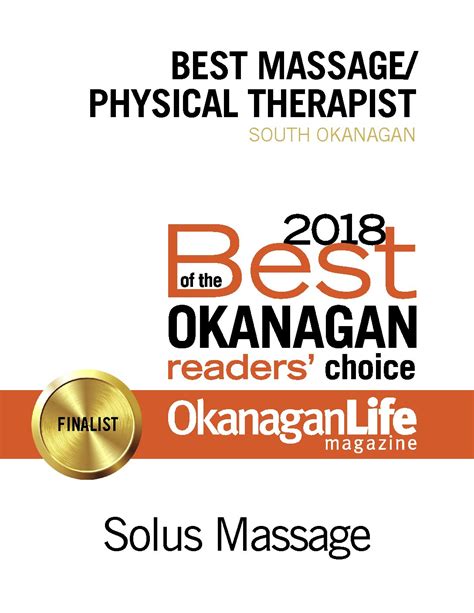 Solus Massage Best Restaurants Best Of The Okanagan