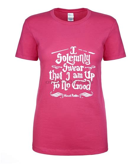 Summer Style Women T Shirt Hot Sale I Solemnly Swear That I Am Up To No