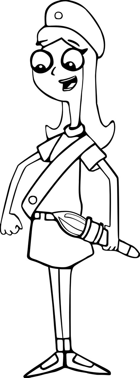 People he knows as friends include buford van stomm, baljeet tjinder. Candace Flynn, Fireside Girl (coloring outline) by ...