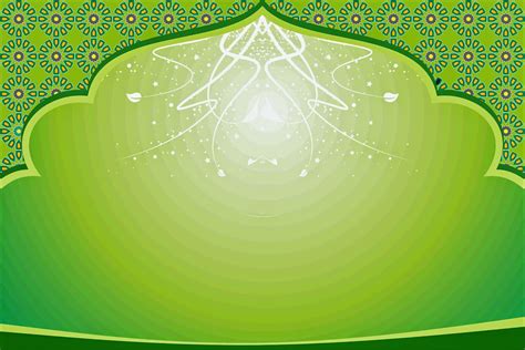 Unduh 60 Background Islami Hijau Cdr HD Gratis - Download Background