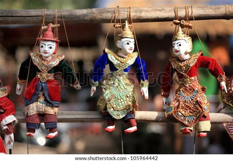 String Puppet Myanmar Tradition Dolls Stock Photo Edit Now 105964442