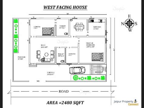 15 Best West Facing House Plans Based On Vastu Shastra 2023