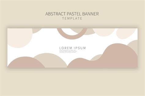 Premium Vector Colorful Pastel Color Banner Template Background