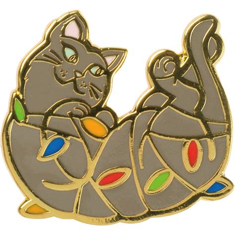 Enamel Pin Naughty Cat Lol Made You Smile Collection Primitives