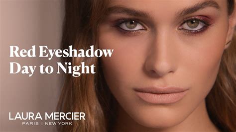 Red Eyeshadow Look Day To Night Makeup Tutorial Laura Mercier Youtube