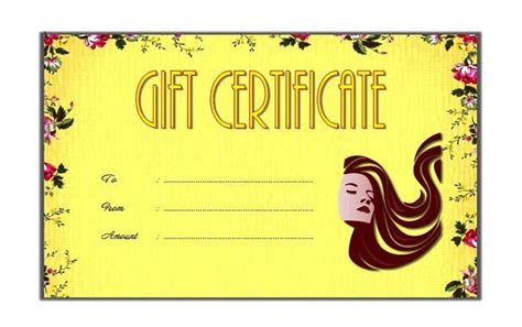 Apr 21, 2019 · cash is immediate, whereas credit card tips sometimes get paid at the end of the week or even the month. 1st Hair Salon Gift Certificate Template FREE Printable ...