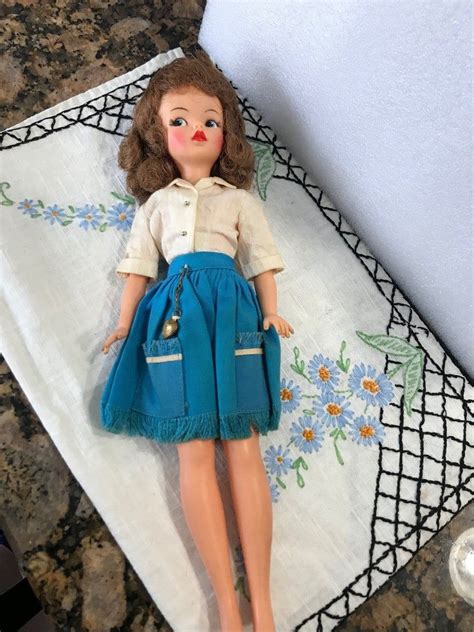 Vintage Tammy Doll Longer Hair Fabulous Blue Tammy Skirt With Etsy Long Curly Hair Curly Hair