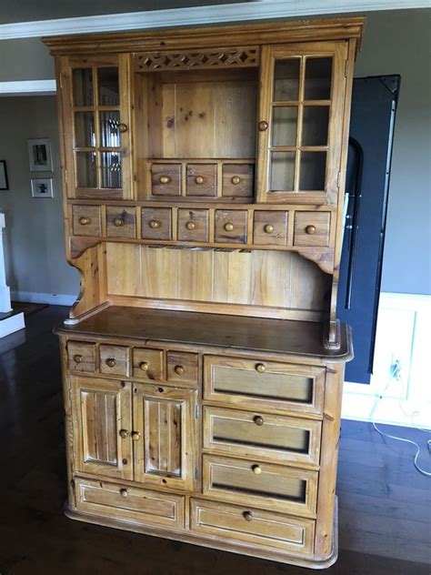 I used kiltz primer on the inside of the cabinets to cover it up, and it worked. Farmhouse style buffet/hutch for Sale in El Cajon, CA ...