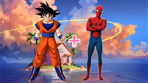 Dragon Ball Characters Fusion Goku Spiderman Spider Goku Youtube