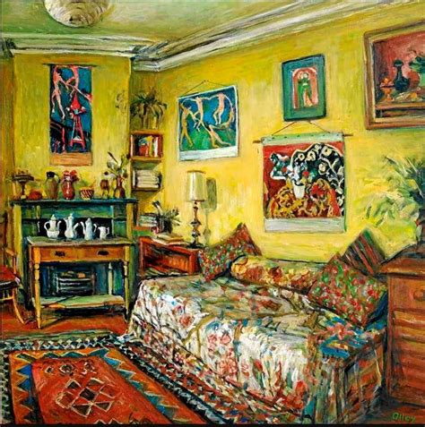 Margaret Olley 1923 2011 Yellow Room Afternoon Painting Art
