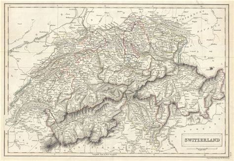 Switzerland Geographicus Rare Antique Maps