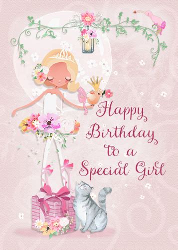 Happy Birthday To A Special Girl Free For Kids Ecards Greeting Cards