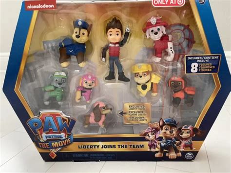 Paw Patrol The Movie Liberty Joins The Team Figure Set 8 Toys Target