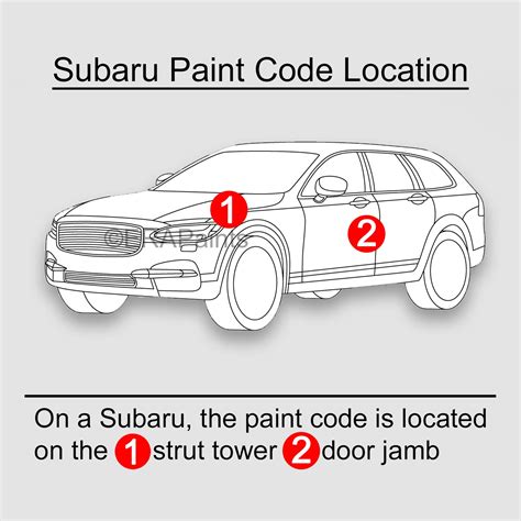 Https://tommynaija.com/paint Color/how To Find Paint Color On A Subaru