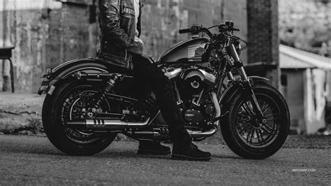 Harley Davidson Sportster Forty Eight Wallpapers Wallpaper Cave