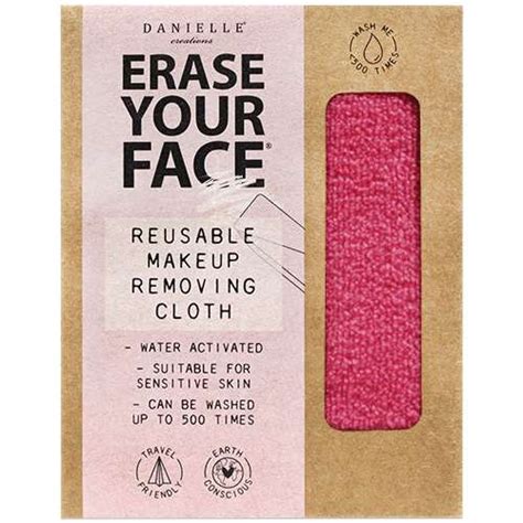 Erase Your Face Reusable Makeup Removing Cloth Pink Uk Buy Online