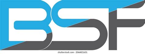 Bsf Vector Logo Design Template Stock Vector Royalty Free 2066821631