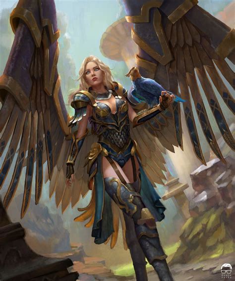 Artstation Valkyrie Of The Skygrave Ramza Ardyputra Fantasy Warrior