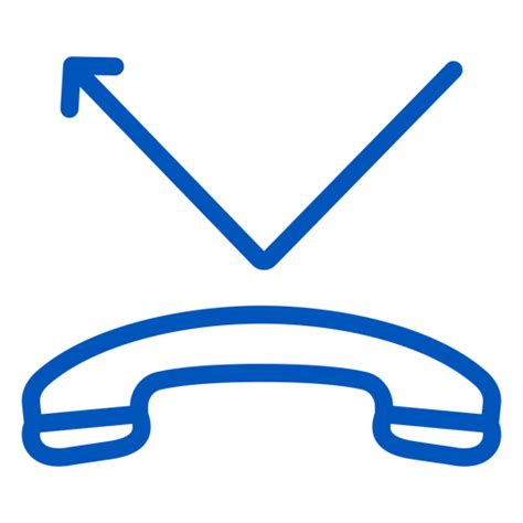 Missed Call Stroke Icon Transparent Png And Svg Vector File