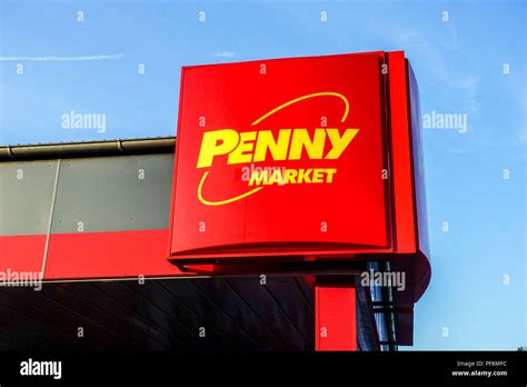 Penny Market Logo Discount Supermarket Czech Republic Stock Photo Alamy