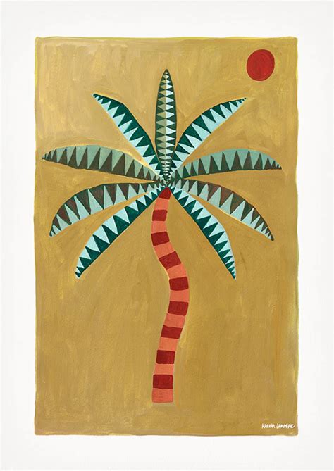 Abundance The Iconic Palm Art Print Karina Jambrak Tropical Art