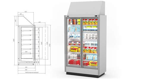 Refrigerator With Food 3d Model Cgtrader