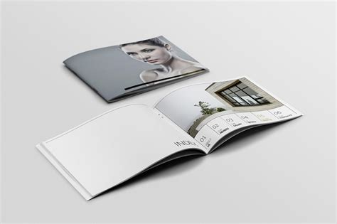 printable  landscape brochure mockups psd  design trends