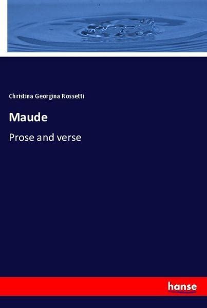 Maude Von Christina Georgina Rossetti Buch 978 3 337 37372 6