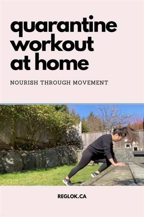 Get Your Sweat On With A ‘quarantine Workout 2 Nourish Through Movement