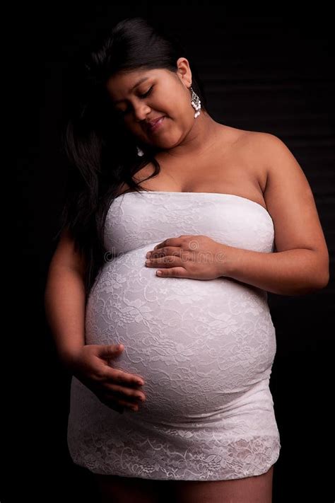 Beautiful Latin Woman Pregnant Stock Image Image Of Hispanic Latin