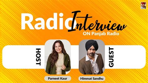 Live Interview Panjab Radio Uk Himmat Sandhu 2023 Youtube