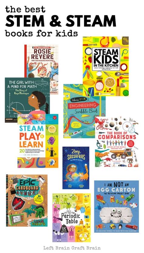 The Best Stem Books And Steam Books For Kids Left Brain Craft Brain