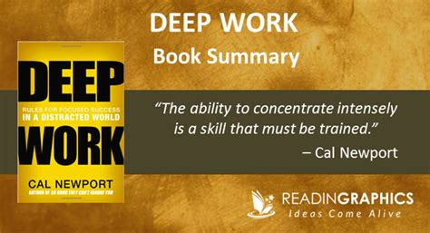 Book Summary - Deep Work: Rules for Focused Success in a Distracted World