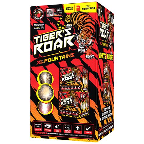 Buy Tiger's Roar™ XL® Fountain Fireworks Online – Red Apple® Fireworks
